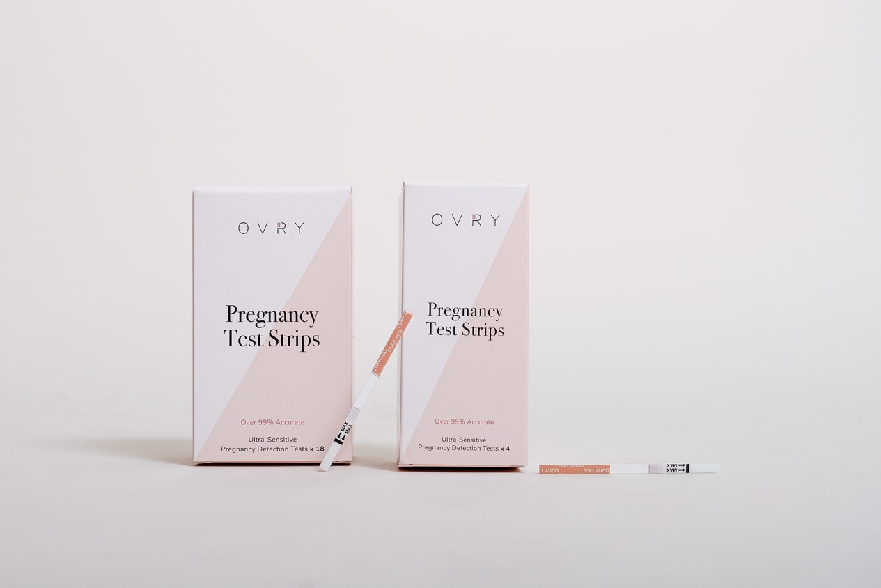 OVRY Custom Folding Carton Boxes for Pregnancy Strips