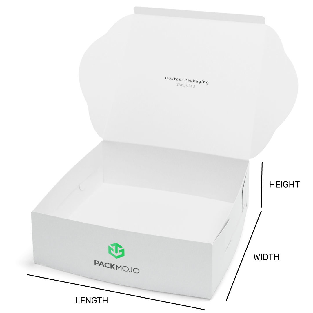 PackMojo Custom Cake Box Sizing Guide