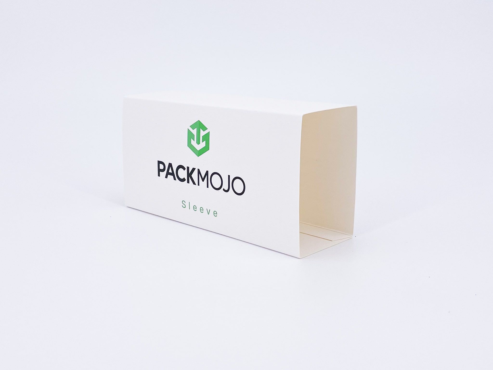 PackMojo Sample Kit Pre-glued Sleeve Side View