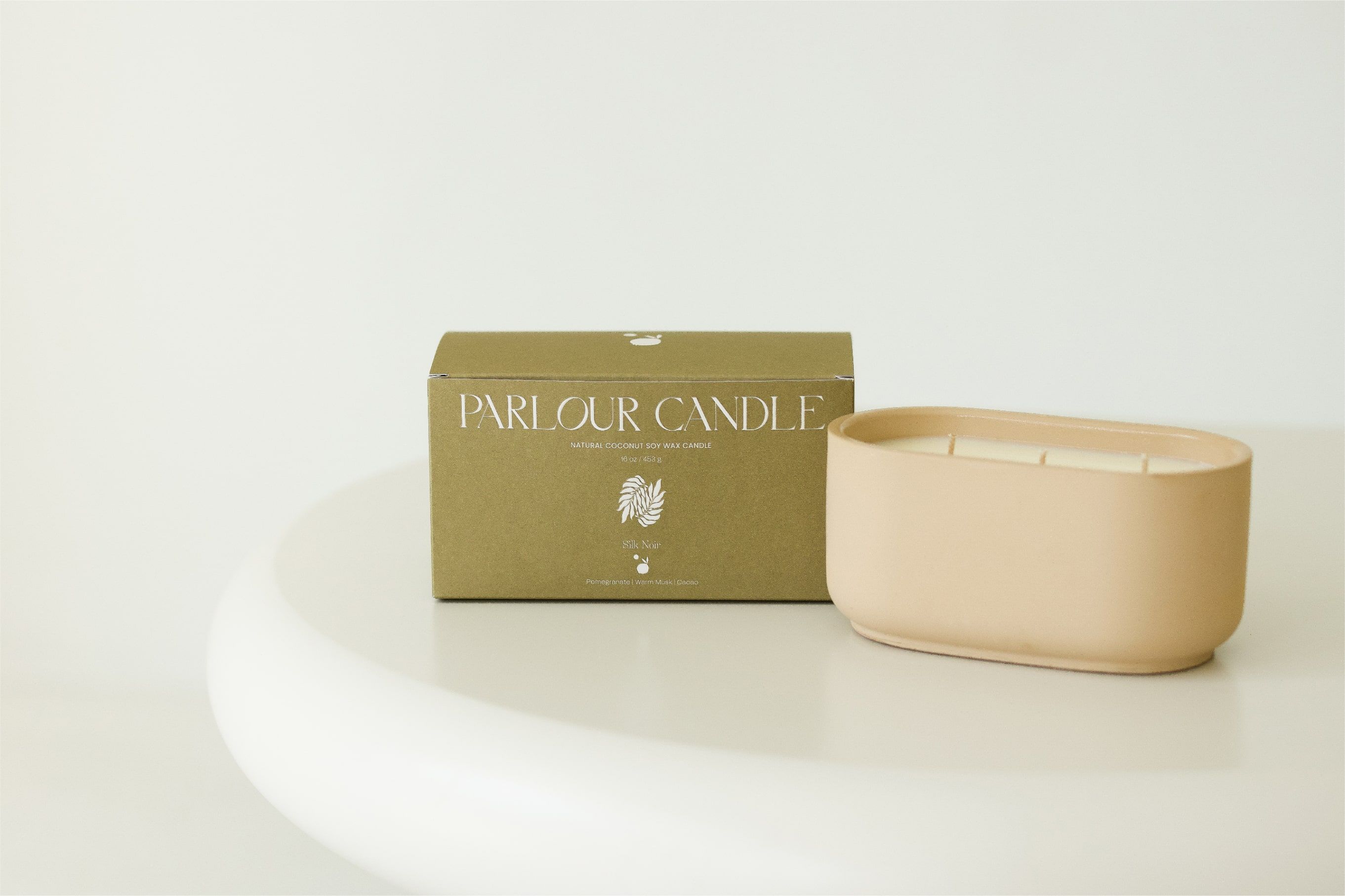 Parlour Candle Large Candle Packaging