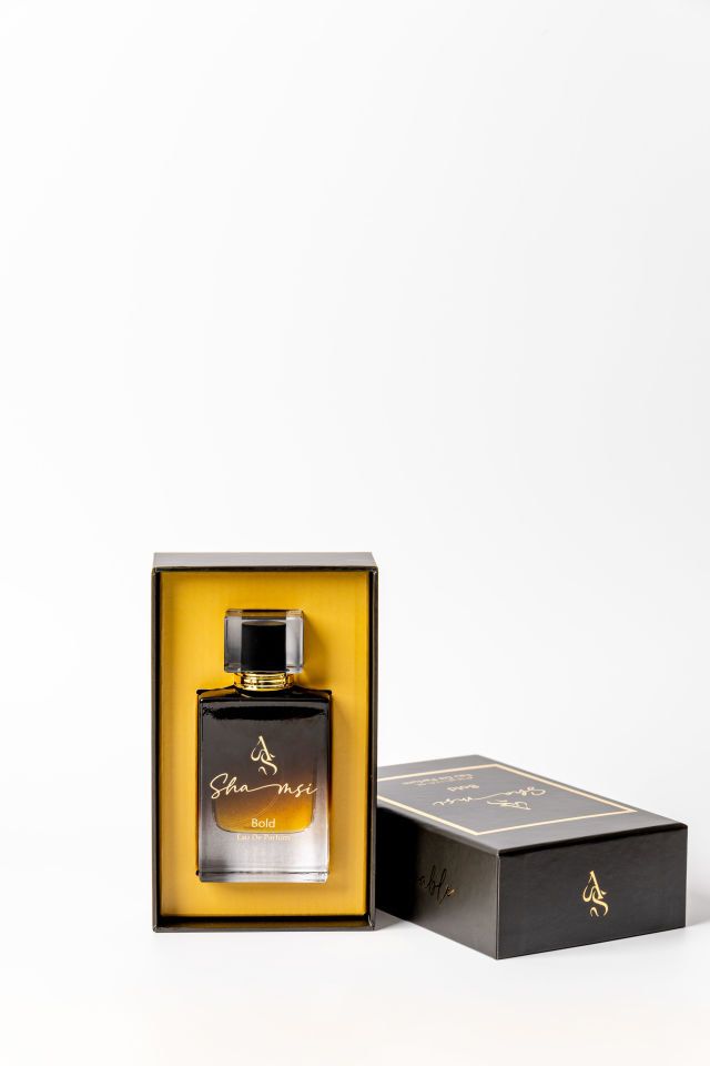 Shamsi Perfume Custom Rigid Box with Printed Custom Box Insert