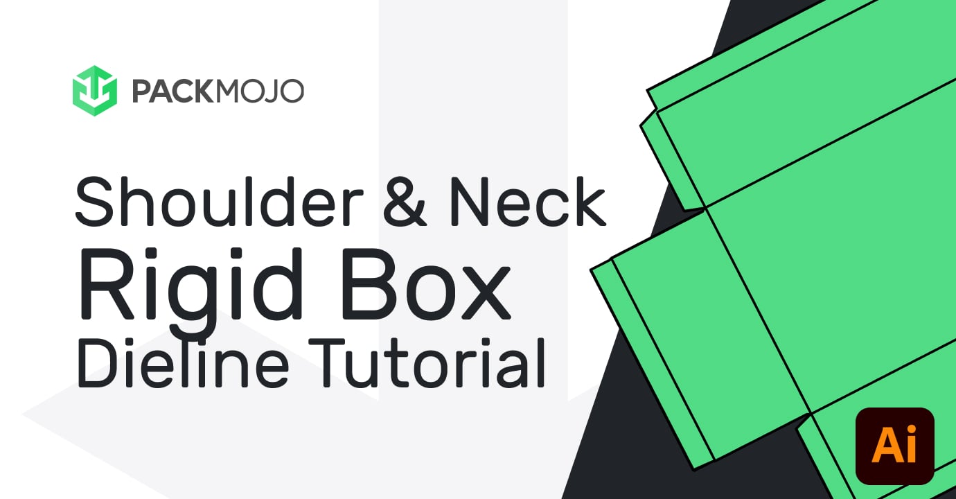 Shoulder & Neck Rigid Box Dieline Tutorial