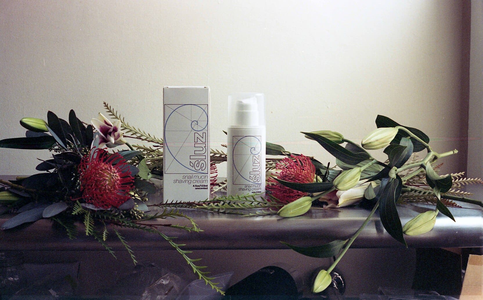 Sluz Snail Mucin Shaving Cream Custom Folding Carton Box