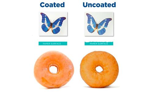 The difference between coated and uncoated paper. How to keep up