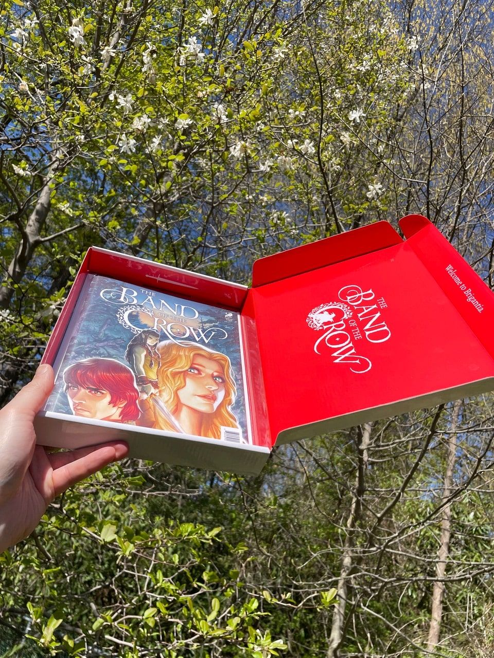 The Band of the Crow Crowfire Studios Custom Mailer Box