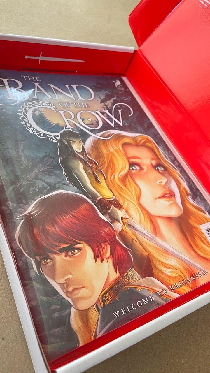 The Band of the Crow Crowfire Studios Custom Printed Mailer Box