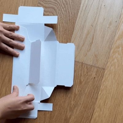 Thick Walled Foldable Tray And Sleeve Crease